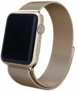 4wrist Apple Watch milánói acél szíj - sötét arany 38/40/41 mm