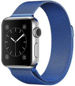 4wrist Milánói acél szíj Apple Watch - Kék 38/40/41 mm