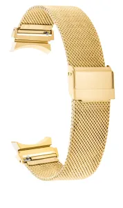 4wrist Milánói szíj, klasszikus csattal Samsung Galaxy Watch 6/5/4 - Gold