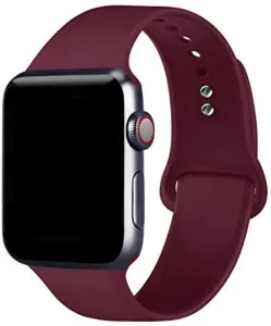 4wrist Szilikon szíj Apple Watch - Bordó 42/44/45/49 mm - S/M