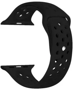 4wrist Szilikon szíj Apple Watch - Fekete/Fekete 38/40/41 mm