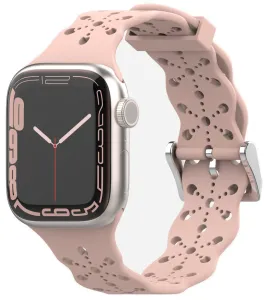4wrist Szilikon szíj Apple Watch-hoz - 42/44/45/49 mm - Pink #1291182