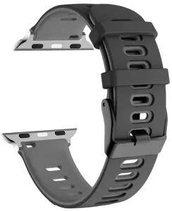 4wrist Szilikon szíj Apple Watch-hoz - Black 42/44/45/49 mm