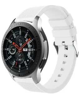 4wrist Szilikon szíj Samsung Galaxy Watch-hoz 6/5/4 - Fehér