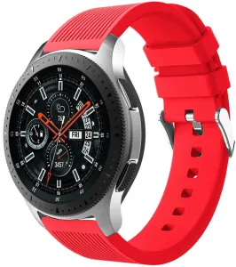 4wrist Szilikon szíj Samsung Galaxy Watch-hoz 6/5/4 - Piros