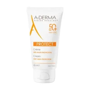 A-DERMA Védőkrém száraz bőrre SPF 50+ Protect (Sun Cream) 40 ml