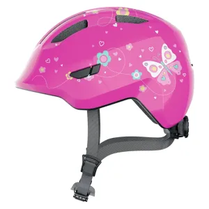 Gyerek kerékpáros sisak Abus Smiley 3.0  Pink Pillangó  M (50-55)