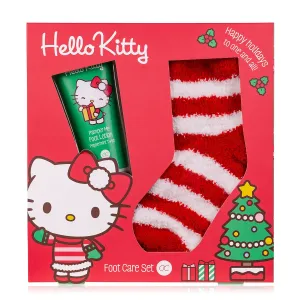 Accentra Lábápoló ajándék szett zoknival Hello Kitty