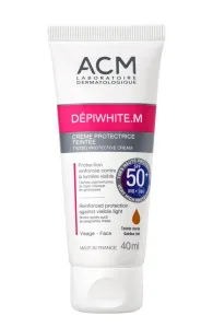 ACM Tonizáló bőrvédő krém SPF 50+ Dépiwhite M (Tinted Hawaiian Tropic Protective Cream) 40 ml
