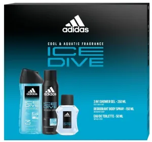 Adidas Ice Dive - eau de toilette szórófejjel 50 ml + tusfürdő 250 ml + dezodor spray 150 ml