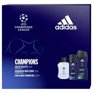 Adidas UEFA Champions Leagu - EDT 100 ml + tusfürdő 250 ml + dezodor spray 150 ml