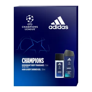 Adidas UEFA Champions League Edition - dezodor spray 75 ml + tusfürdő 250 ml