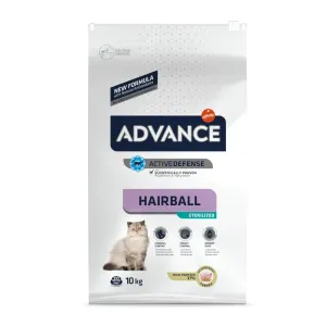 10kg Advance Sterilized Hairball száraz macskatáp