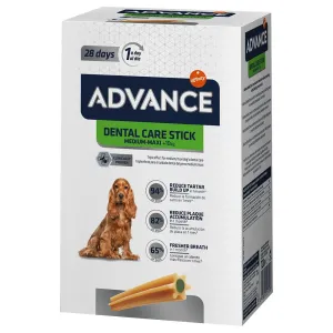 2x720g Advance Dental Care Stick Medium/Maxi kutyasnack 25% árengedménnyel