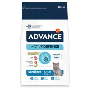 3kg Advance Cat Sterilized pulyka száraz macskatáp