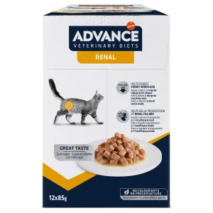 12x85g Advance Veterinary Diets Feline Renal nedves macskatáp 9+3 ingyen akcióban