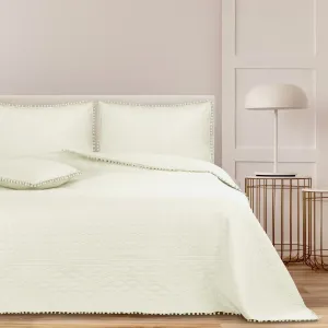 AmeliaHome Meadore ágytakaró, krémszínű, 220 x 240 cm