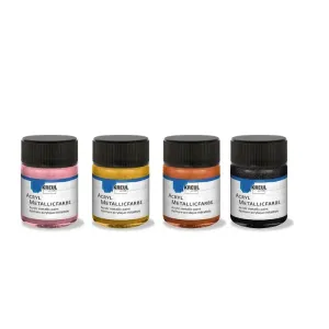 Akrilfesték KREUL METALLIC 50 ml / különböző színek  (metalikus)