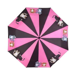 Albi Női mechanikus összecsukható esernyő - Macska