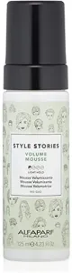 Alfaparf Milano Volumennövelő hab vékonyszálú hajra Style Stories (Volume Mousse) 125 ml