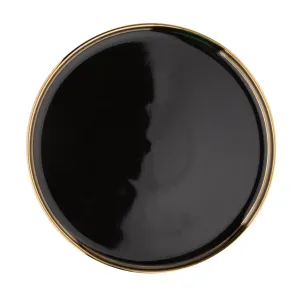 Altom Palazzo porcelán tányér 26 cm, fekete