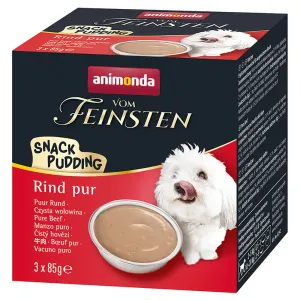 21x85g Animonda Vom Feinsten Adult marha pur snack-puding jutalomfalat kutyáknak