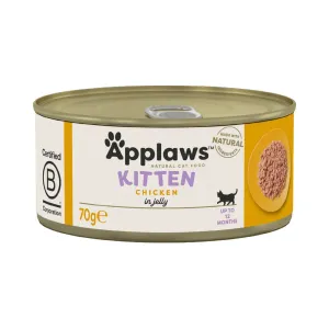 Applaws Kitten csirke nedves kölyökmacskatáp aszpikban 6x70g