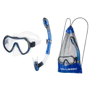 Snorkeling szett Aqua Speed Java+Elba  kék