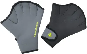 Aqua sphere swim gloves black/bright yellow l #1091450