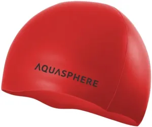 úszósapka aqua sphere plain silicone cap sötétvörös
