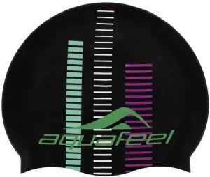 úszósapka aquafeel matrix colour silicone cap fekete