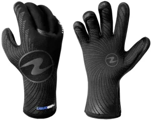 Neoprén kesztyű aqualung dry gloves liquid seams 3mm black m