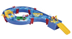 Vízi pálya AquaPlay Amphieset vízi turbinával és Wilma vízilóval a kétéltűn