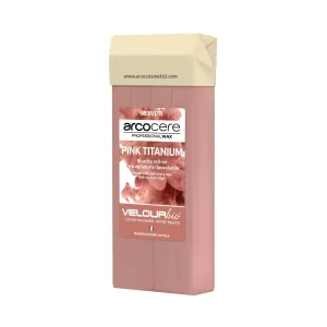 Arcocere Szőrtelenítő viasz Professional Wax Pink Titanium Bio (Roll-On Cartidge) 100 ml