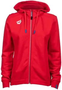 Arena women team hooded jacket panel red xl