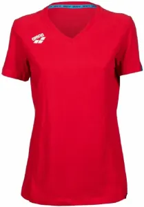 Arena women team t-shirt panel red m