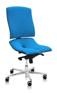 Asana Steel Standard ergonomikus irodai szék Kárpit színe: Atlantic Kék 66086, Kartámla: kartámla nélküli