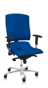 Asana Steel Standard ergonomikus irodai szék Kárpit színe: ECO-bőr Kék 567, Kartámla: kartámla nélküli