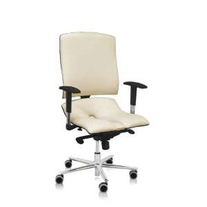 Asana Steel Standard ergonomikus irodai szék Kárpit színe: ECO-bőr Krém 554, Kartámla: kartámla nélküli