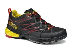 Férfi cipők Asolo Lágy rock fekete/fekete/sárga B050