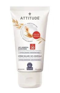 Attitude 100% illatmentes ásványi napvédő ATTITUDE SPF 30 érzékeny és atópiás bőrre 150 g