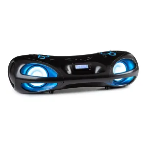 Auna Spacewoofer DAB Boombox, CD lejátszó, DAB+, UKW, Bluetooth, távirányító, LED #31310