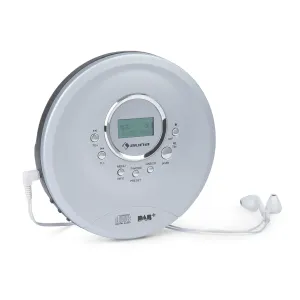 Auna CDC 200 DAB+, discman, DAB+/FM, MP3 CD, akkumulátor, LC kijelző