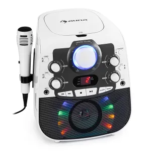 Auna StarMaker 2.0, karaoke rendszer, bluetooth, CD lejátszó, mellékelve mikrofon #31014