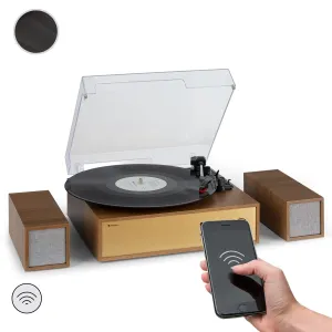 Auna Berklee TT-Play Prime,lemezjátszó, szíjhajtás, 33 1/3 és 45 RPM, sztereó hangszórók #33201