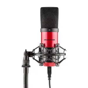 Auna Pro MIC-900-RD, piros, USB, kondenzátoros mikrofon, kardioid, stúdió