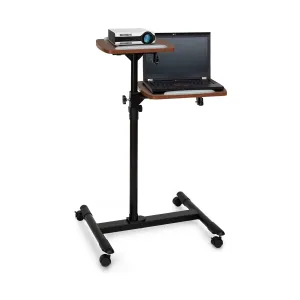 Auna Pro TS-6, vetítő állvány, laptop asztal, állítható magasság, 83 - 107 cm, fekete