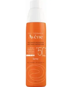 Avéne Napvédő spray arcra és testre SPF 50+ (Very High Protection Spray) 200 ml