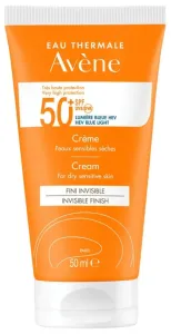 Avéne Védő arckrém száraz és érzékeny bőrre SPF 50+ (Very High Protection Cream) 50 ml