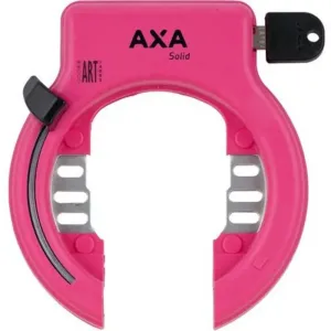 AXA zár Solid rózsaszín